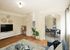 Virtually staged living room
