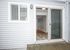 patio with sliding door