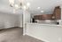 Open space large dining room and kitchen