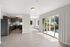 Large dining, kitchen, living room space