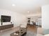 rendering of Living and dining room with Wood-Style Flooring at Twelve Mile Crossing