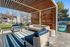 outdoor lounge area at redfield ridge apartments