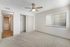 bedroom with carpet and ceiling fan at redfield ridge