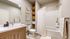 Bathroom with vinyl plank flooring
