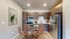 Kitchen with stainless steel appliances