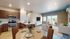 Kitchen dining room and living room