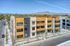 aerial of 3 story apartment building at oner midtown