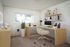 bedroom staged as a home office