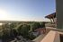 views of riverfront park from a balcony at the meridian