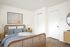 Virtually staged bedroom