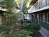 lush landscaping at linden apartments