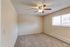 Bedroom with carpeted floors