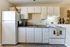 Full kitchen with fridge, oven and sink