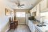 Full kitchen with fridge, oven and sink