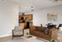 Virtually staged living room