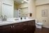 Virtually staged bathroom