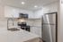 Kitchen with stainless steel appliances