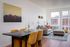Open concept living room and kitchen
