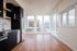 Kitchen with stainless steel appliances