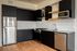 Kitchen with stainless steel appliances