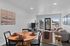 dining and living room area