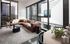 living room at slate apartments