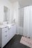 bathroom at slate apartments