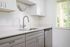Kitchen with stainless steel appliances