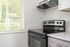 Kitchen with stainless steel appliances