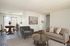 virtually staged living room and kitchen
