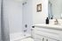 bathroom with stainless steel appliances