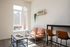 Fully Furnished One-Bedroom, One-Bathroom Floor Plan living area