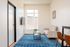 Fully Furnished One-Bedroom, One-Bathroom Floor Plan living area