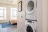 Fully Furnished Studio Floor Plan in home washer and dryer