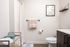 Fully Furnished Studio Floor Plan bathroom