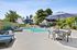 sparking pool with lounge area