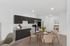 virtually staged dining room