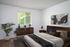 virtually staged bedroom