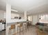 virtually staged living room and kitchen