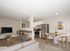 virtually staged living room and kitchen