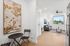 kitchen and living room