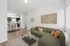 virtually staged living room and kitchen