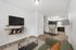 virtually staged living room and kitchen