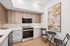 Two bedroom kitchen with stainless steel appliances
