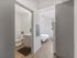 Studio apartment layout with luxury vinyl plank flooring at Koz on 13th.