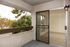 Balcony with sliding door and view