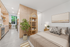 artisan bedroom virtual staging with bed