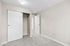 angle 2 of bedroom 1 in C1 renovated floorplan at Timber Flats closet view