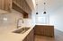 Closeup view of fixtures and finishes in a kitchen at Orrin