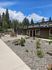 Native rock landscaping and contemporary exterior at Lakeside Place.